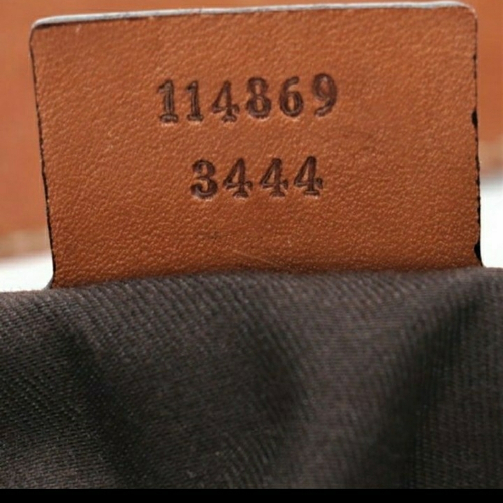 GUCCI Reins Canvas & Leather Hobo Bag - Picture 8 of 12